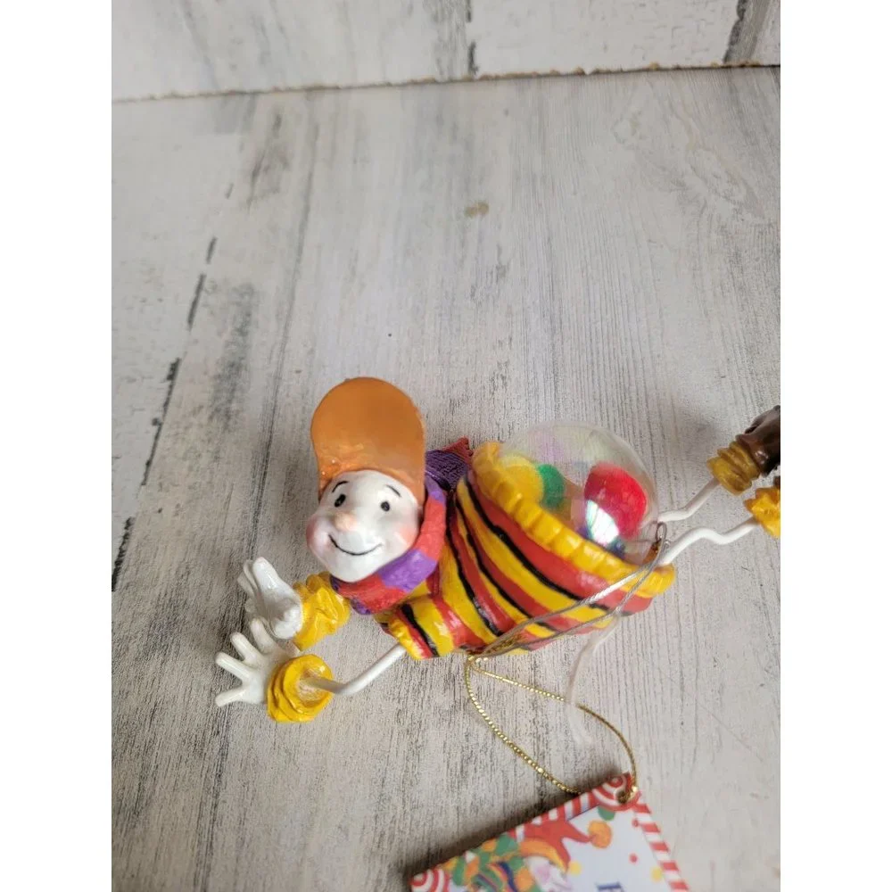 Silvestri‎ snowman guy snow unique vintage ornament Xmas pom pom